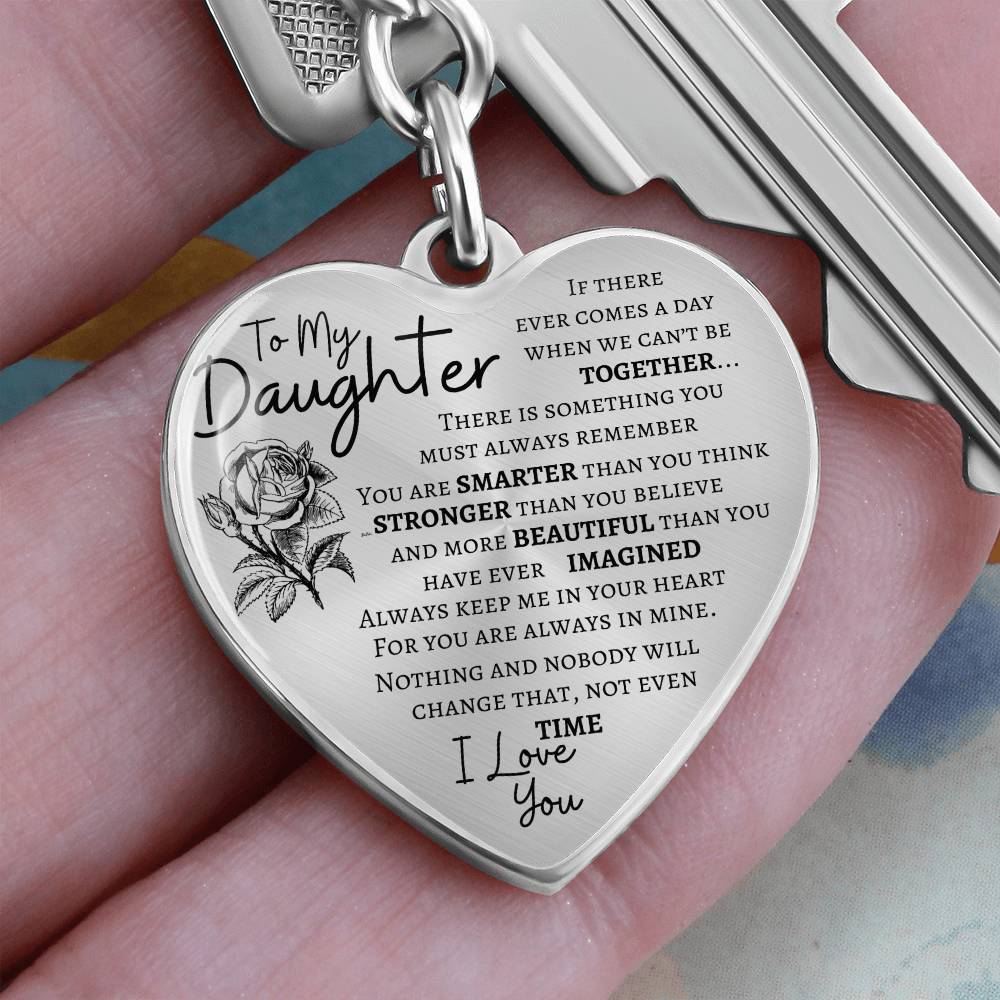Beautiful Daughter Key Chain