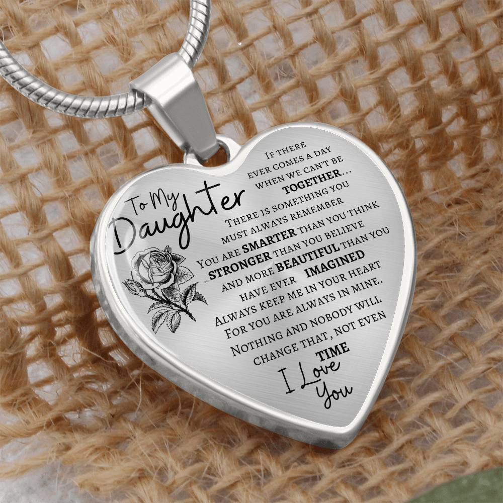 To My Daughter Necklace