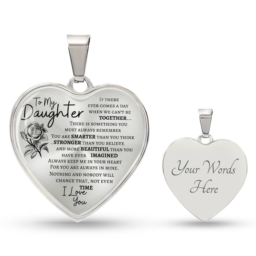 To My Daughter Necklace