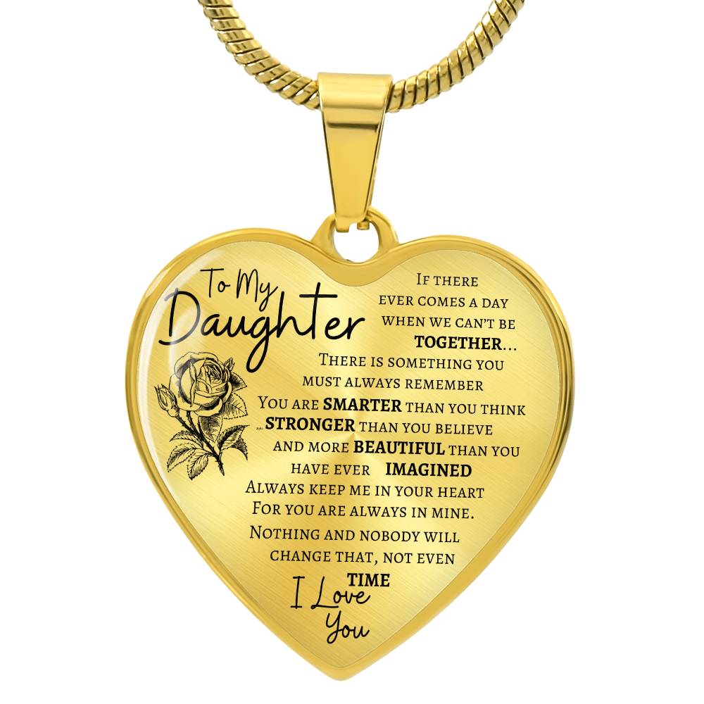 To My Daughter Necklace