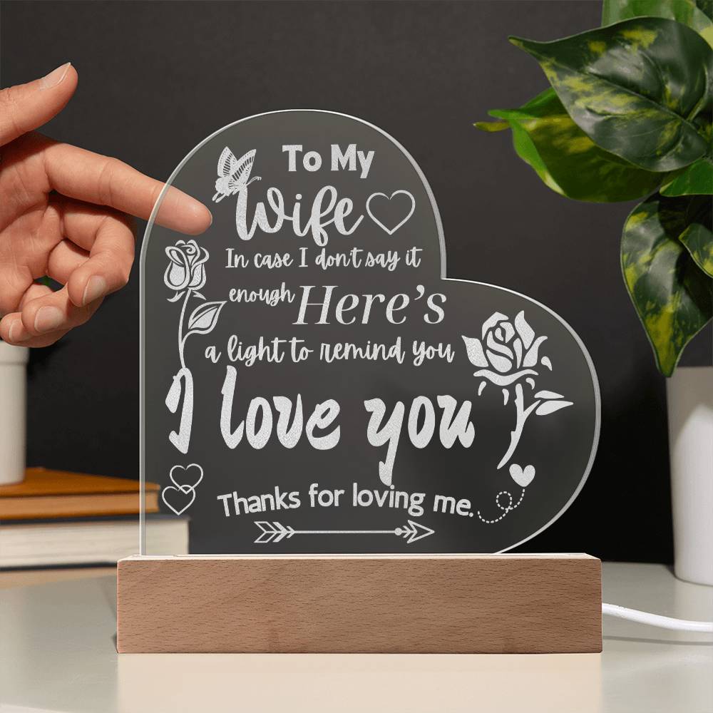 To My Wife Love Light