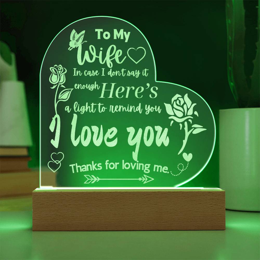 To My Wife Love Light