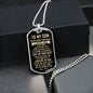 My Son | Never Forget - Dog Tag
