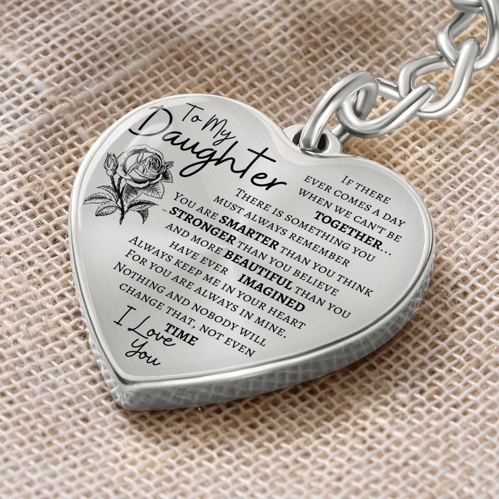 Beautiful Daughter Key Chain