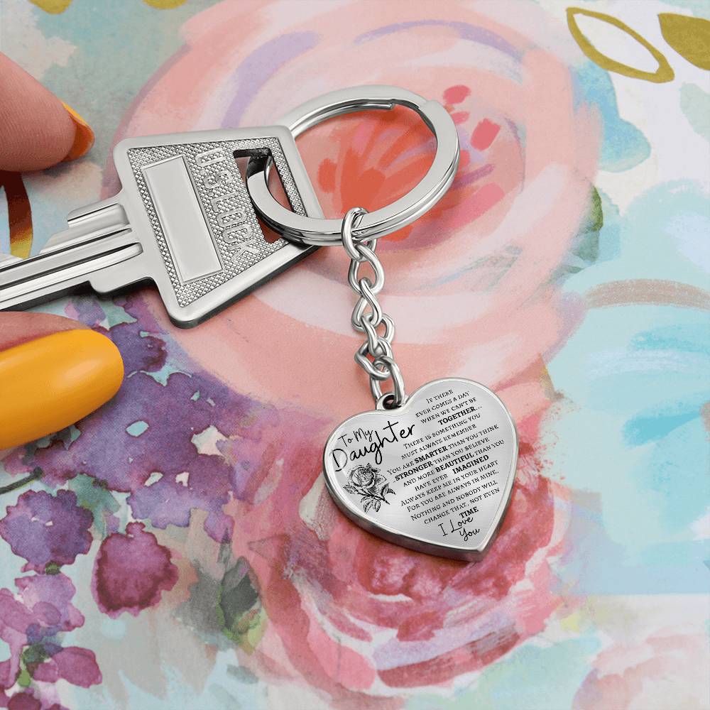 Beautiful Daughter Key Chain