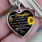 TO MY DAUGHTER Key Chain