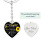 TO MY DAUGHTER Key Chain