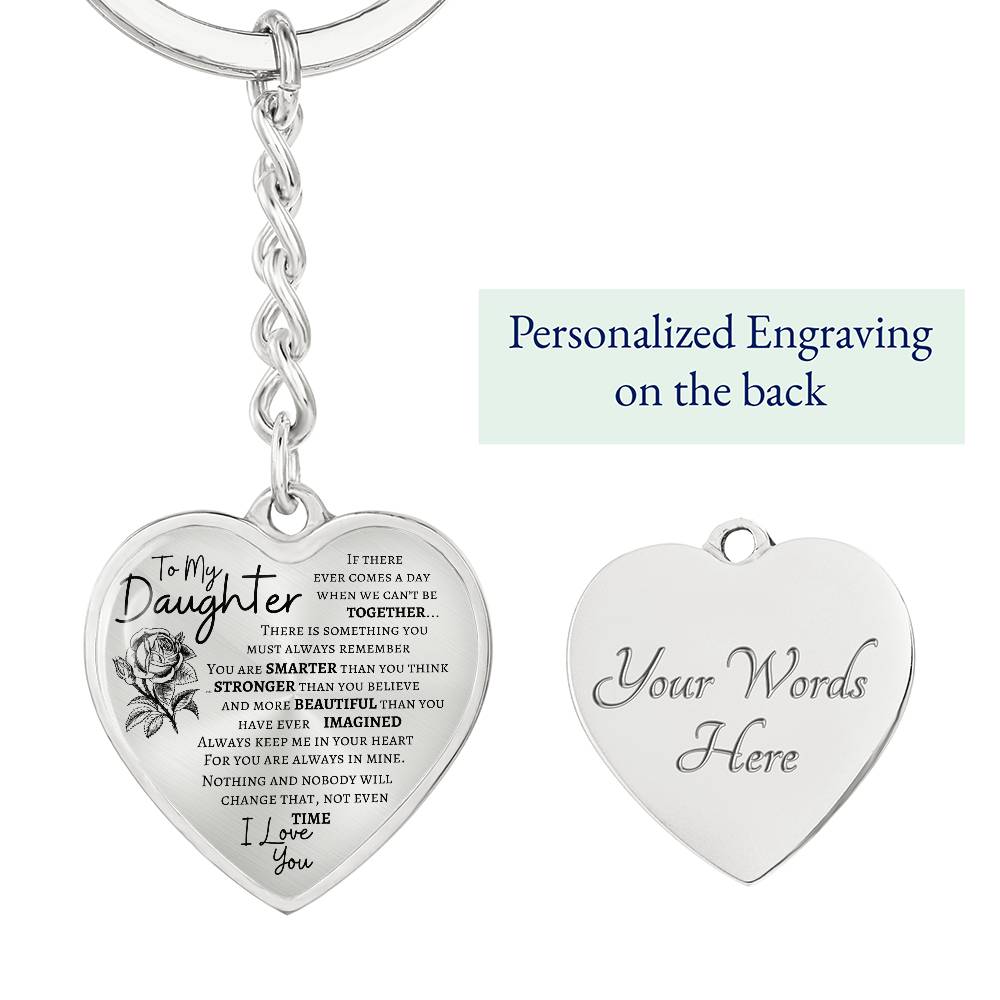 Beautiful Daughter Key Chain
