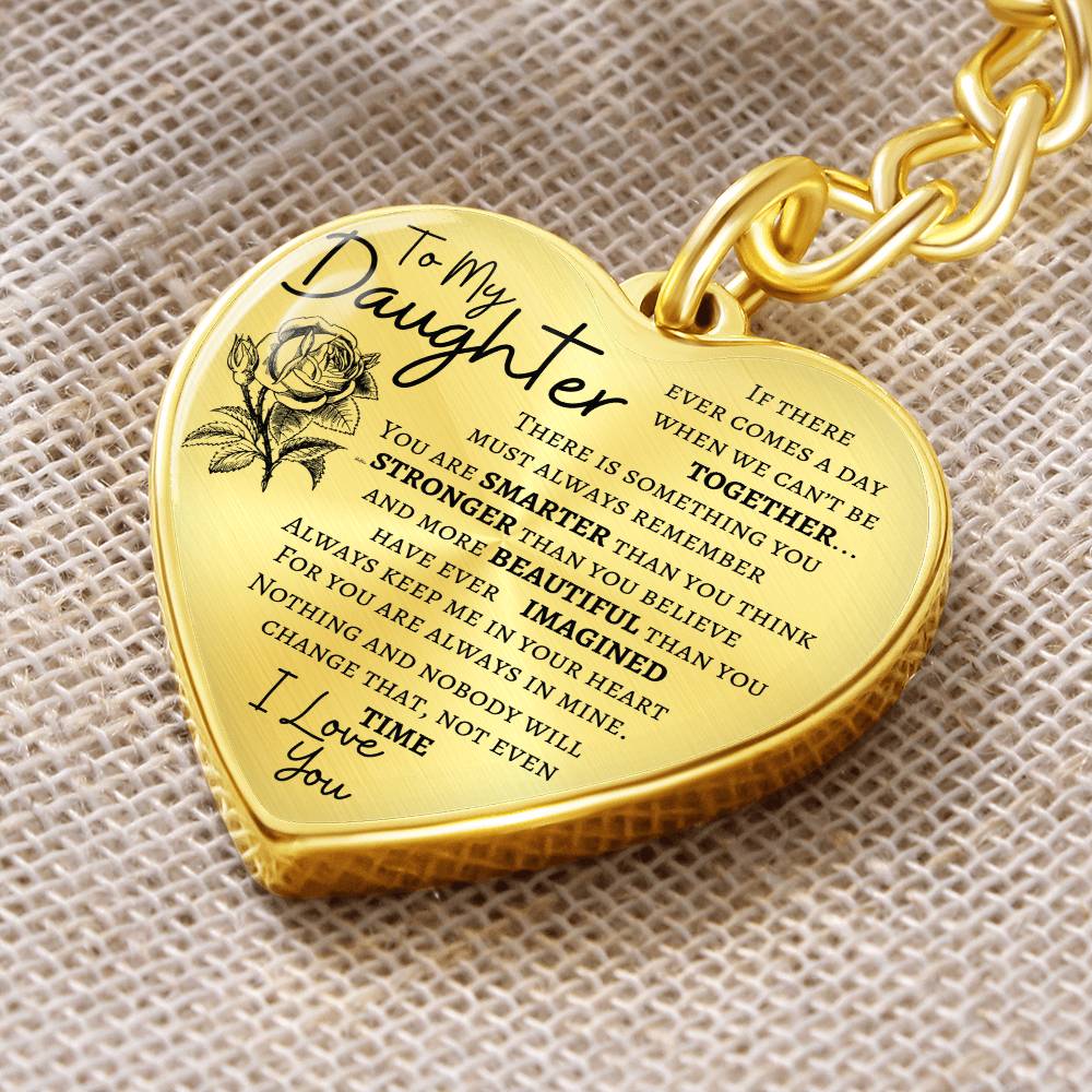 Beautiful Daughter Key Chain
