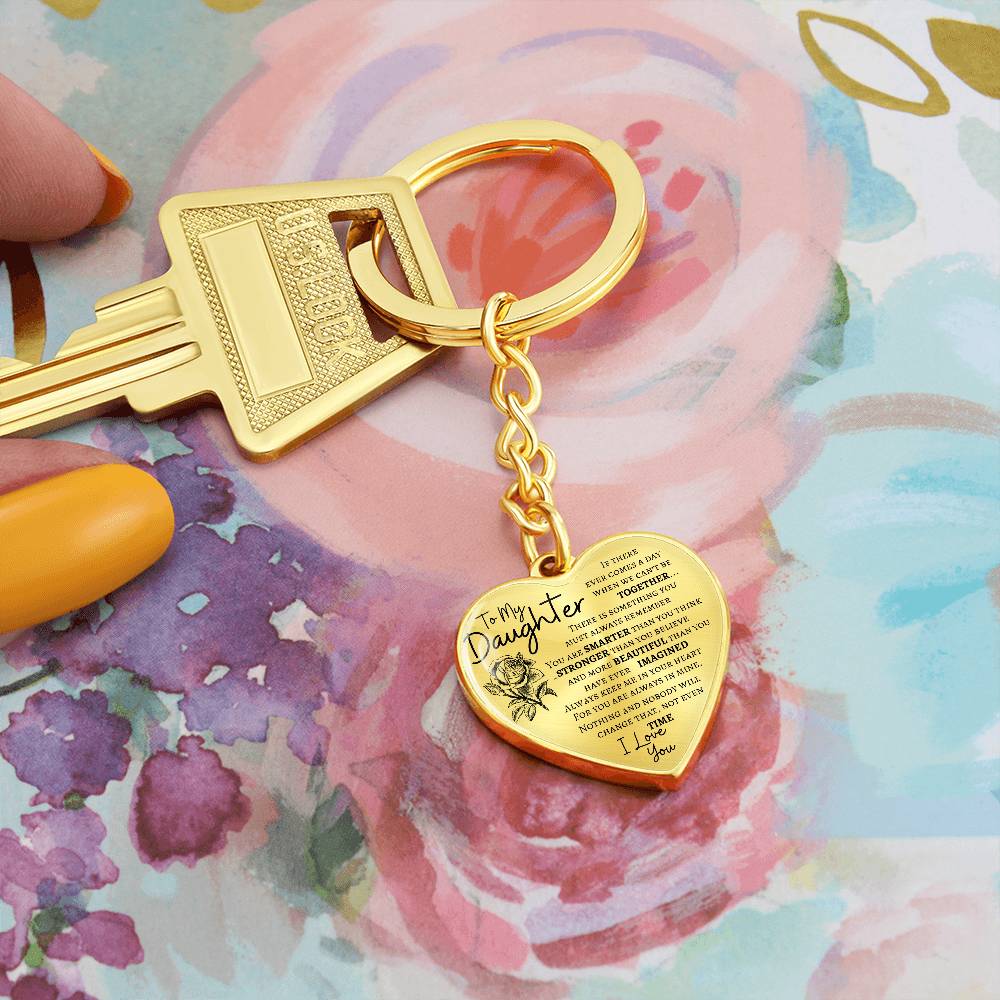 Beautiful Daughter Key Chain