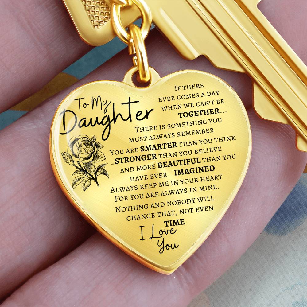 Beautiful Daughter Key Chain