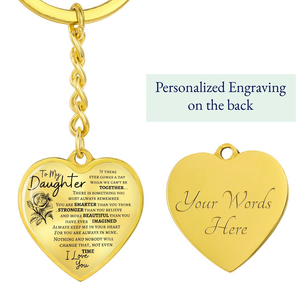 Beautiful Daughter Key Chain