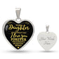 For My Daughter Forever Necklace