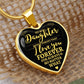For My Daughter Forever Necklace