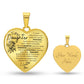 To My Daughter Necklace