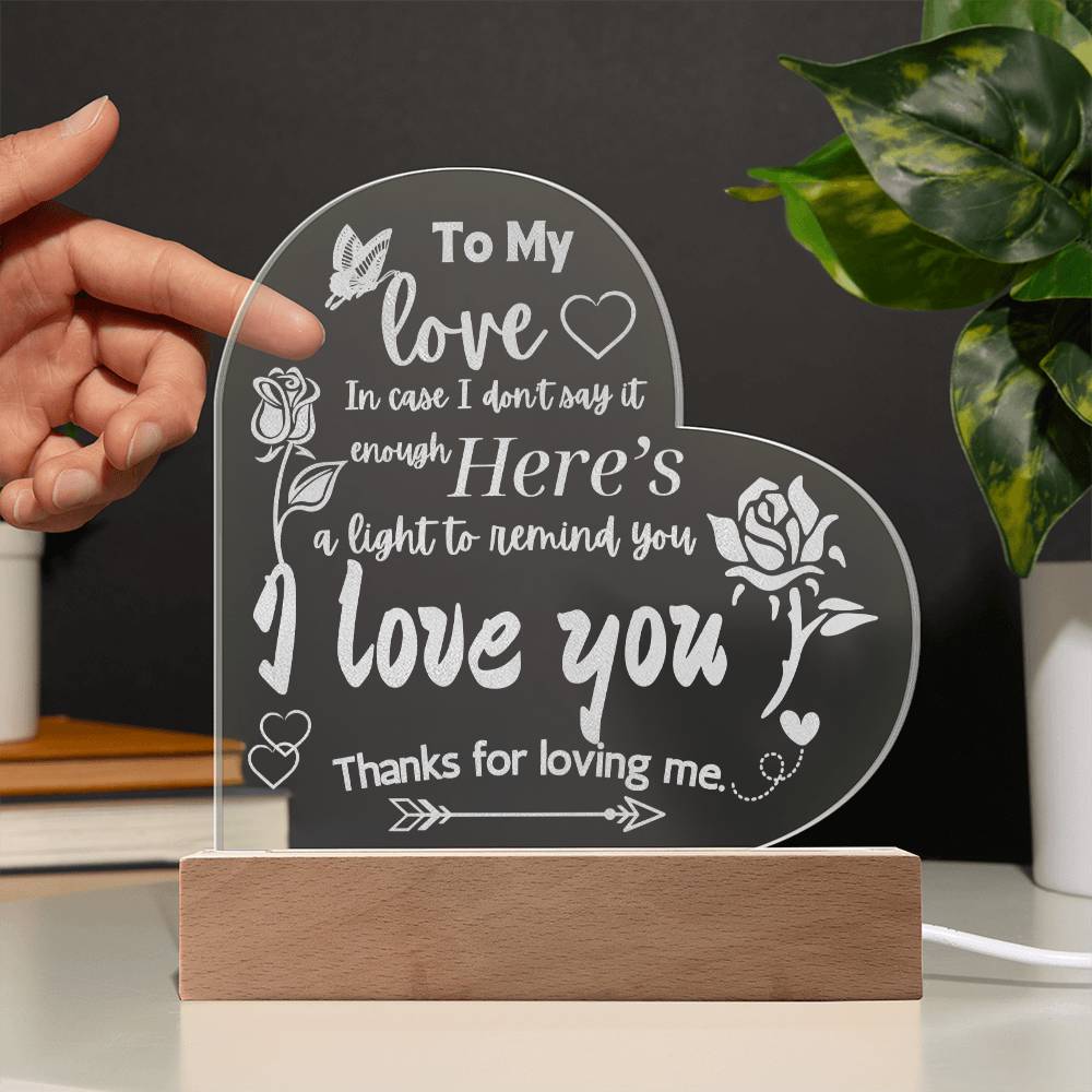 To My Love Light