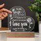 To My Wife Love Light