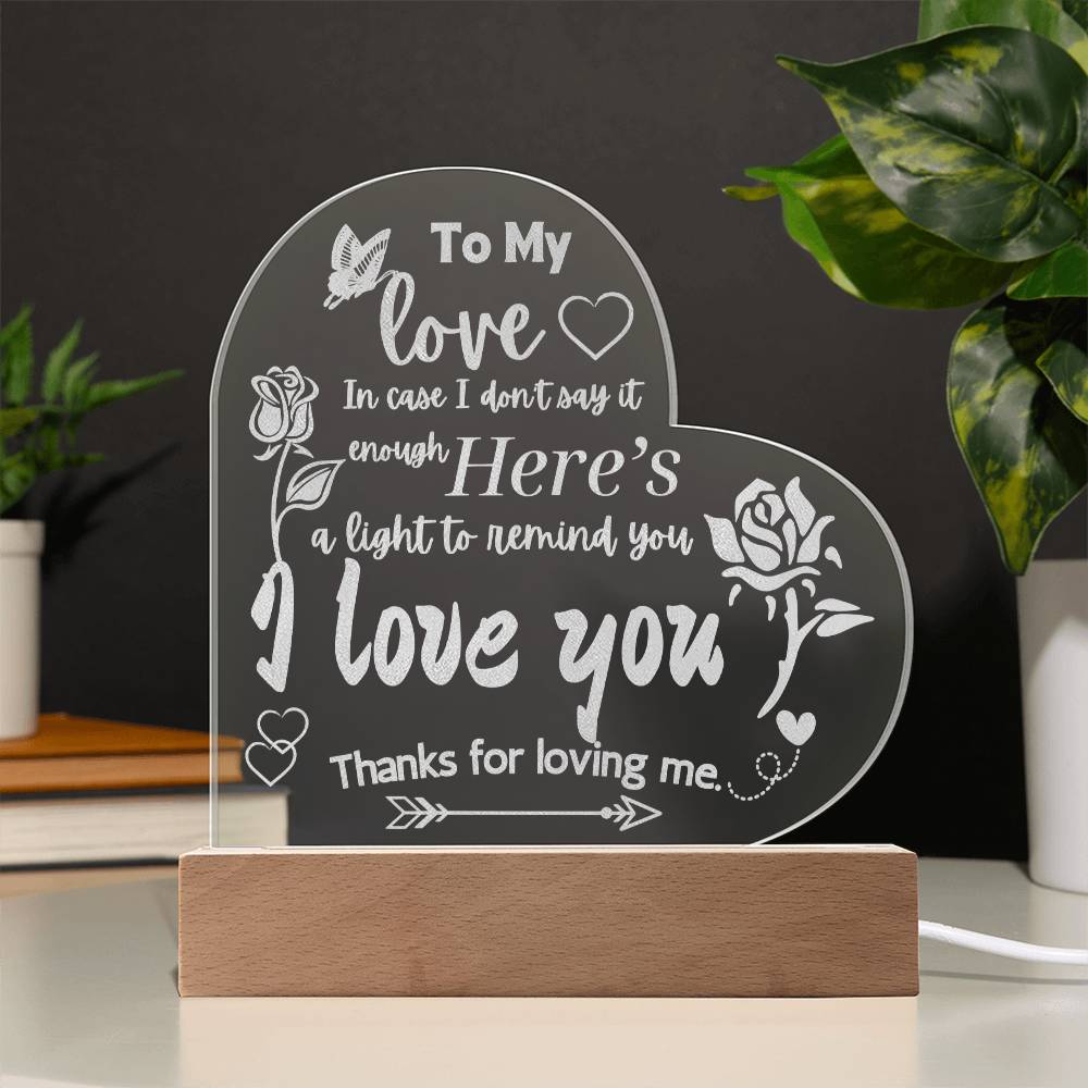 To My Love Light