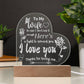 To My Wife Love Light