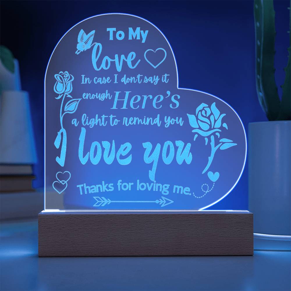To My Love Light