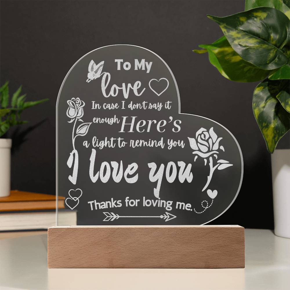 To My Love Light