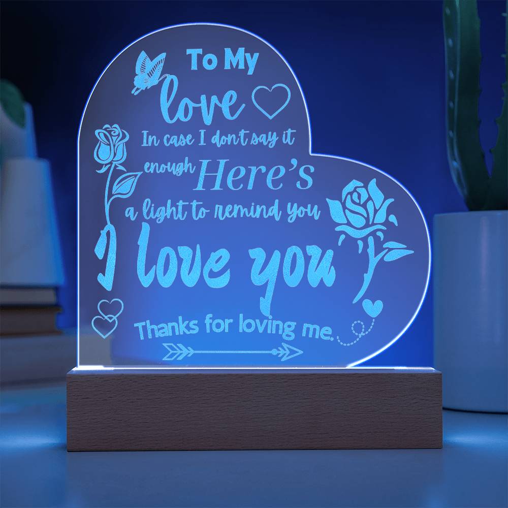 To My Love Light