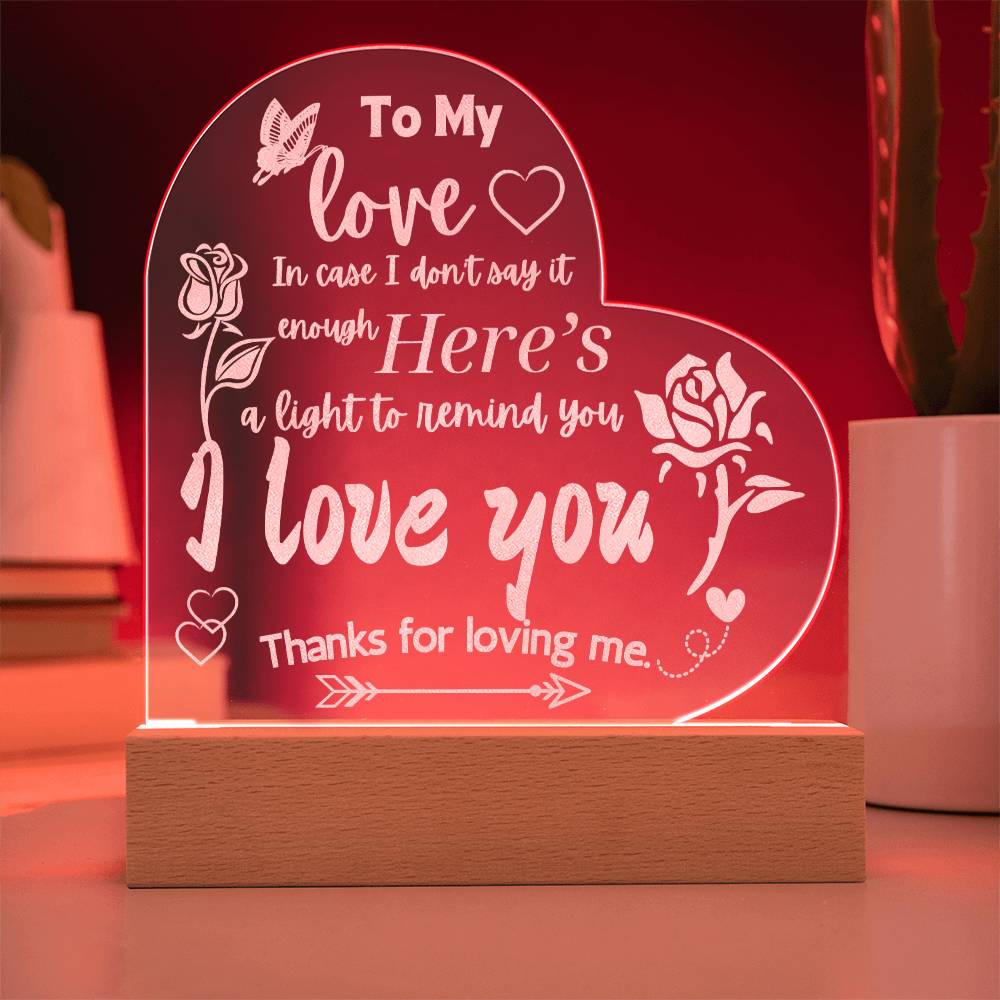 To My Love Light