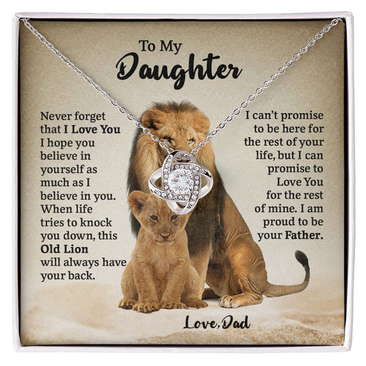 My Daughter | This Old Lion - Love Knot Necklace